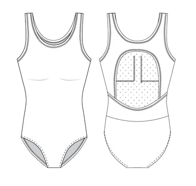 Swimsuit with Removable Swim Cups // FREE Extra for the Diane pattern