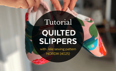 4025 / Nordik Quilted Slippers / Video Tutorial
