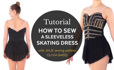 4455  / Olivia - Sleeveless skating dress / Tutoriel vidéo