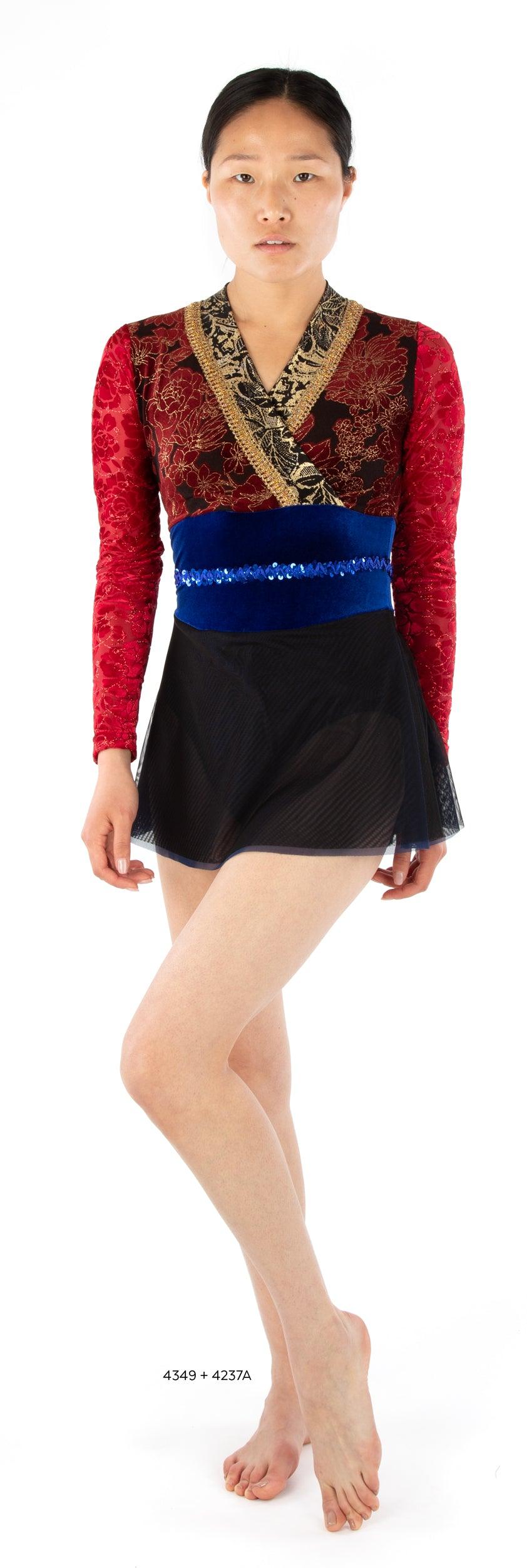 Emma leotard with 4237A skirt add-on (sold separately)