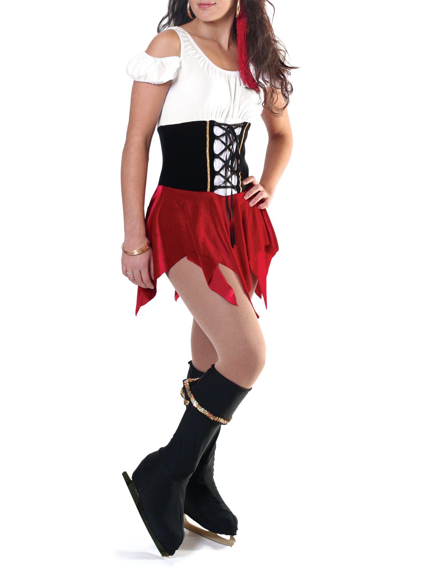 Jalie 2685 - Pirate Skating Dress and Boot Covers