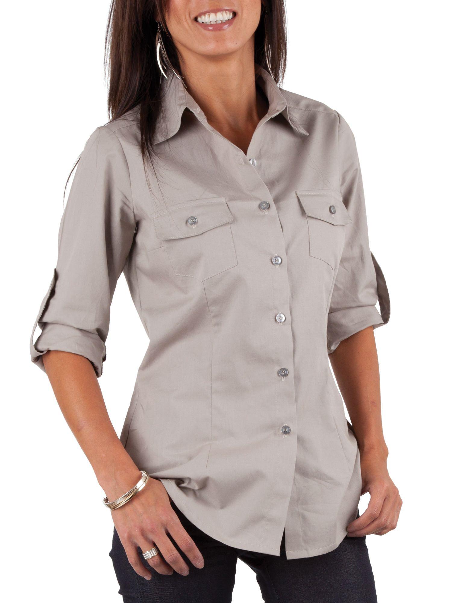 Jalie 3130 - Women's Shirt with Pockets and Sleeve Tabs
