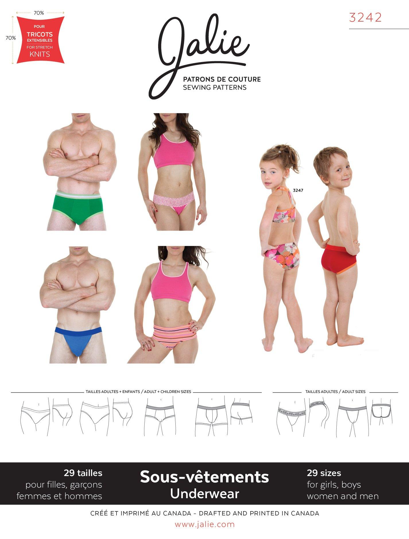 3242 // Underwear for Men, Women and Children - Jalie