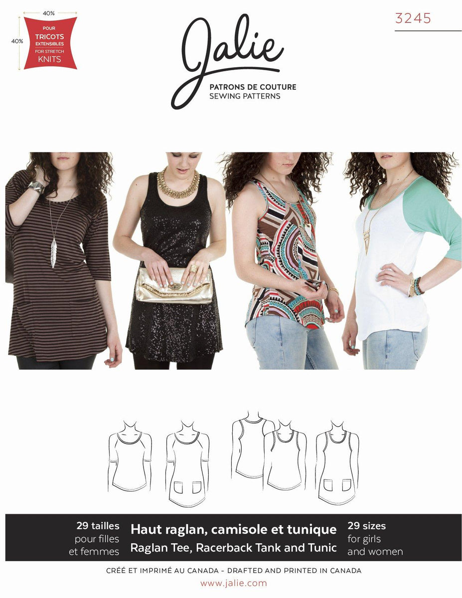Austin Tee Sewing Pattern - women's knit top - Blank Slate Patterns