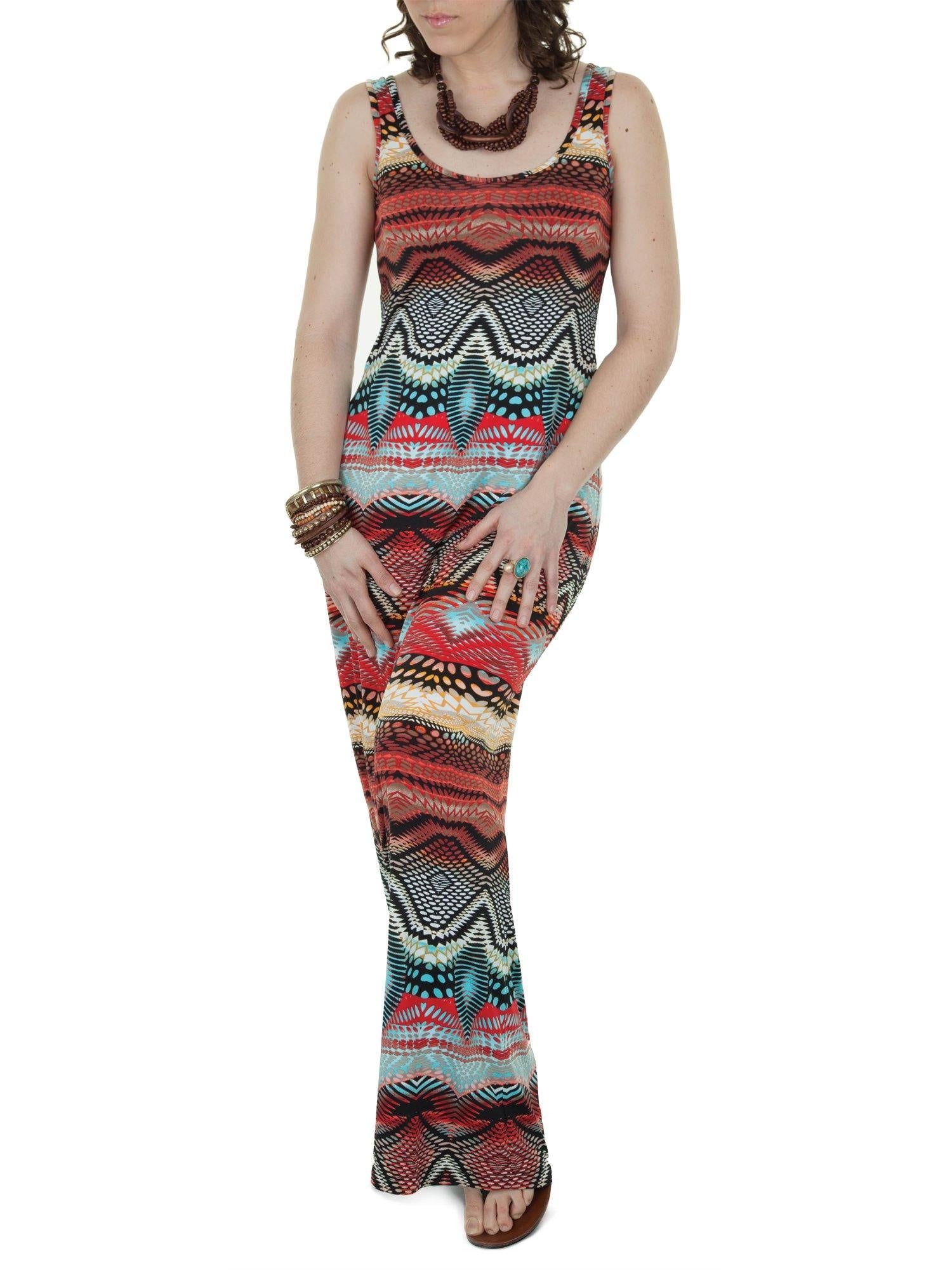 Jalie 3246 - Maxi Dress in a Printed Knit