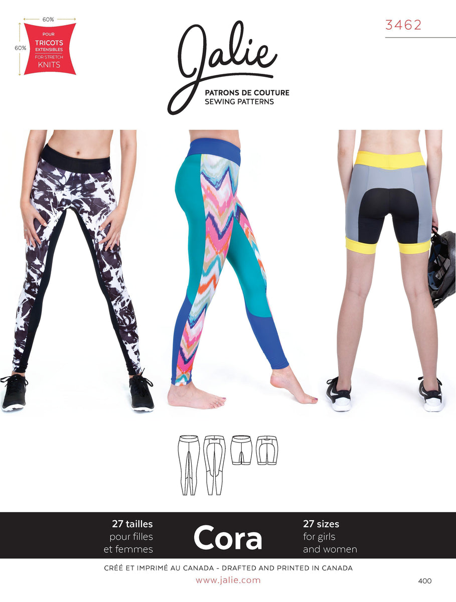 Workout leggings sewing patterns with gussets or moved inseams (The Last  Stitch)