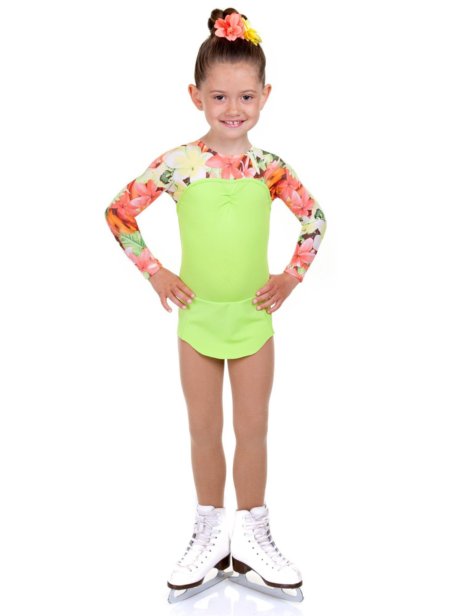Jalie 3465 - Carmen Skating Dress with Printed Mesh Sleeve