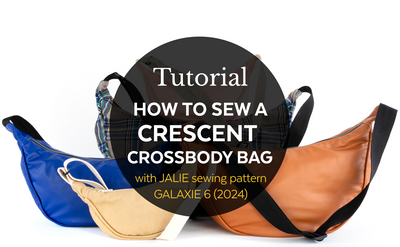 2024 // How to sew a Crescent Crossbody Bag  / Video tutorial