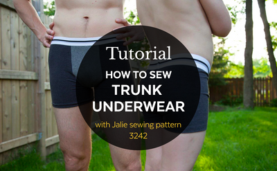 3242 / Mens trunk underwear / Video Tutorial
