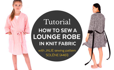 4461 // How to sew a Lounge Robe  / Video tutorial