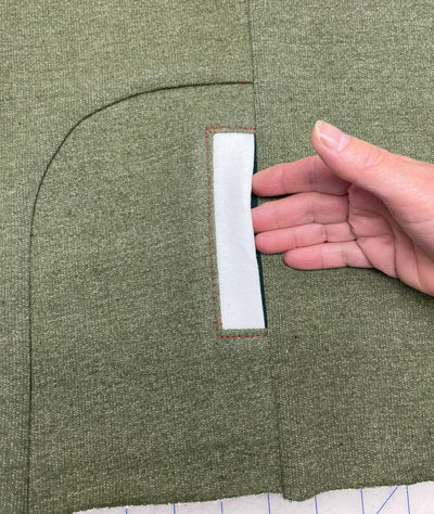 How to sew the ALEX single welt pocket