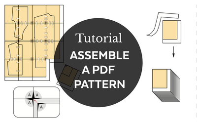 Jalie sewing techniques - How to assemble PDF patterns