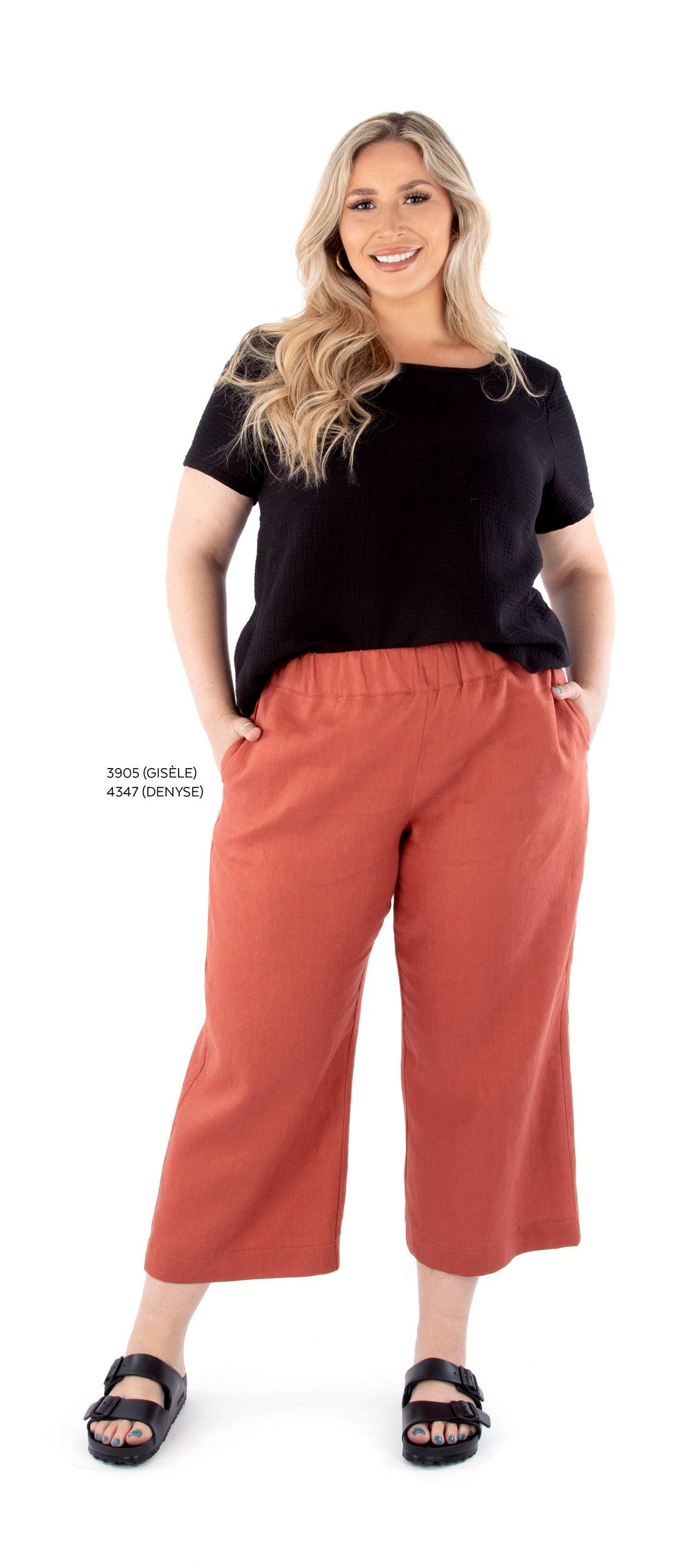 Sewing Pattern Jalie 4347 // DENYSE - Pull-on woven pants and shorts