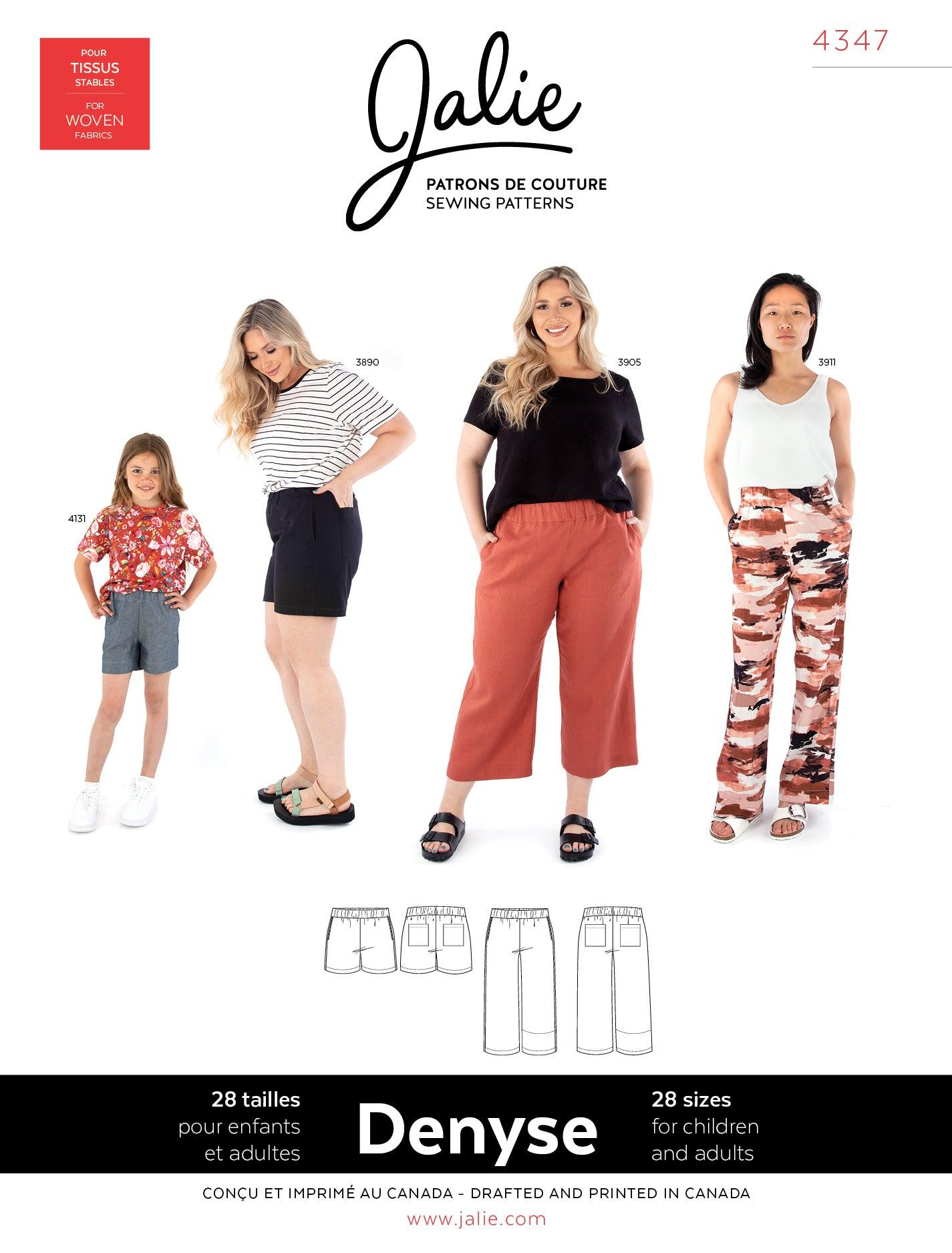 Wide Leg Lounge Pants and Shorts Pattern. Women's PDF Printable and  Projector Sewing Pattern and Tutorial. Women's Lounge Pants Pattern. 
