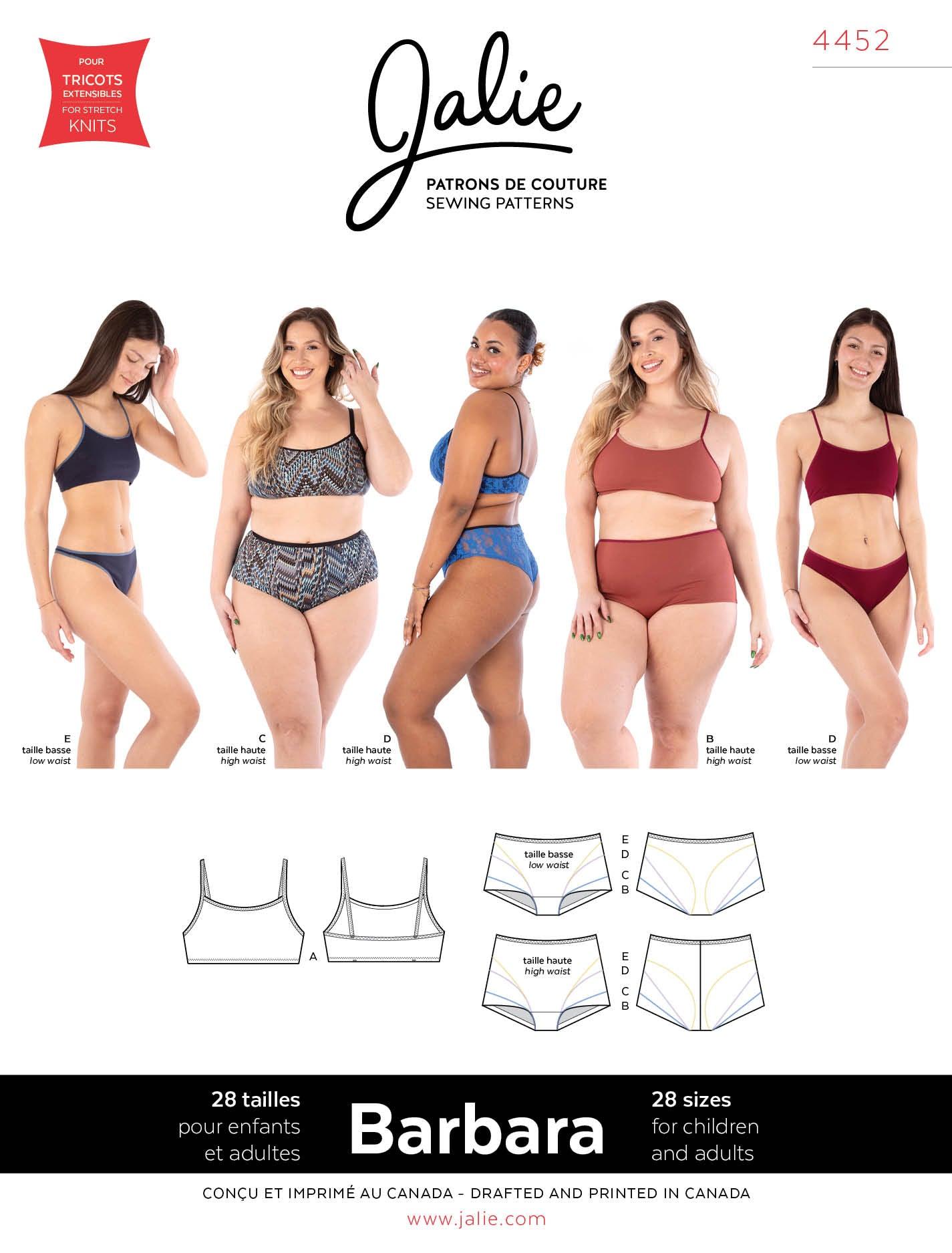 4452 // BARBARA Underwear set - Jalie