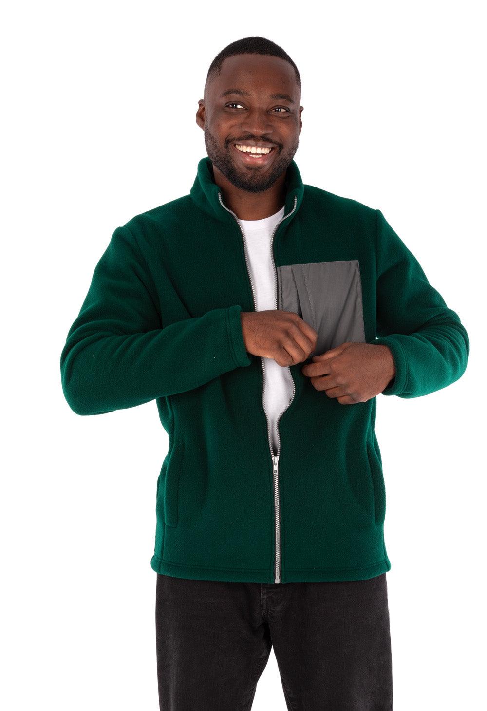 JP 1880 Gilet En Polaire Outdoor Hommes Grandes Tailles L-8XL - Col Montant Chaud Et Confortable