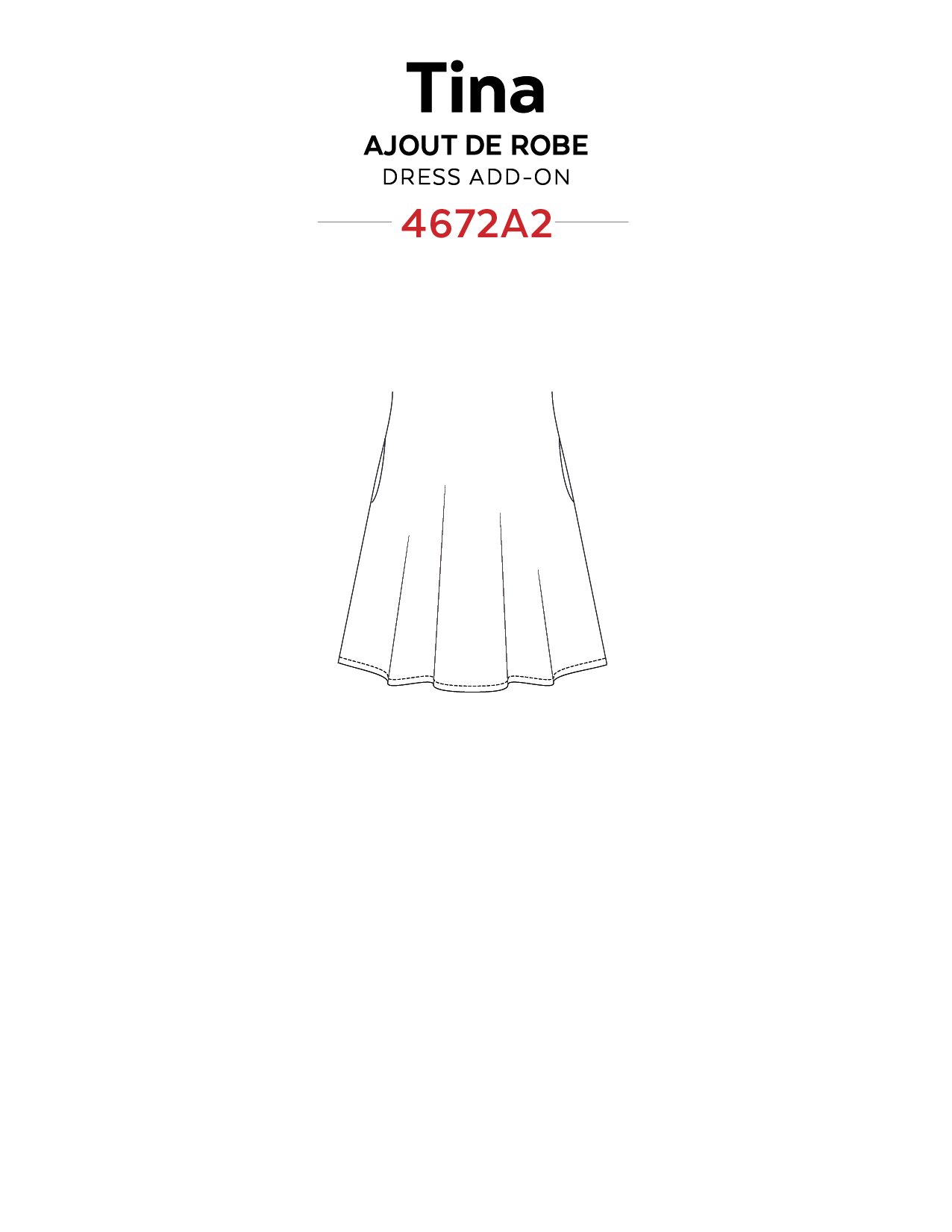 4672A // TINA - Ajout pour robe
