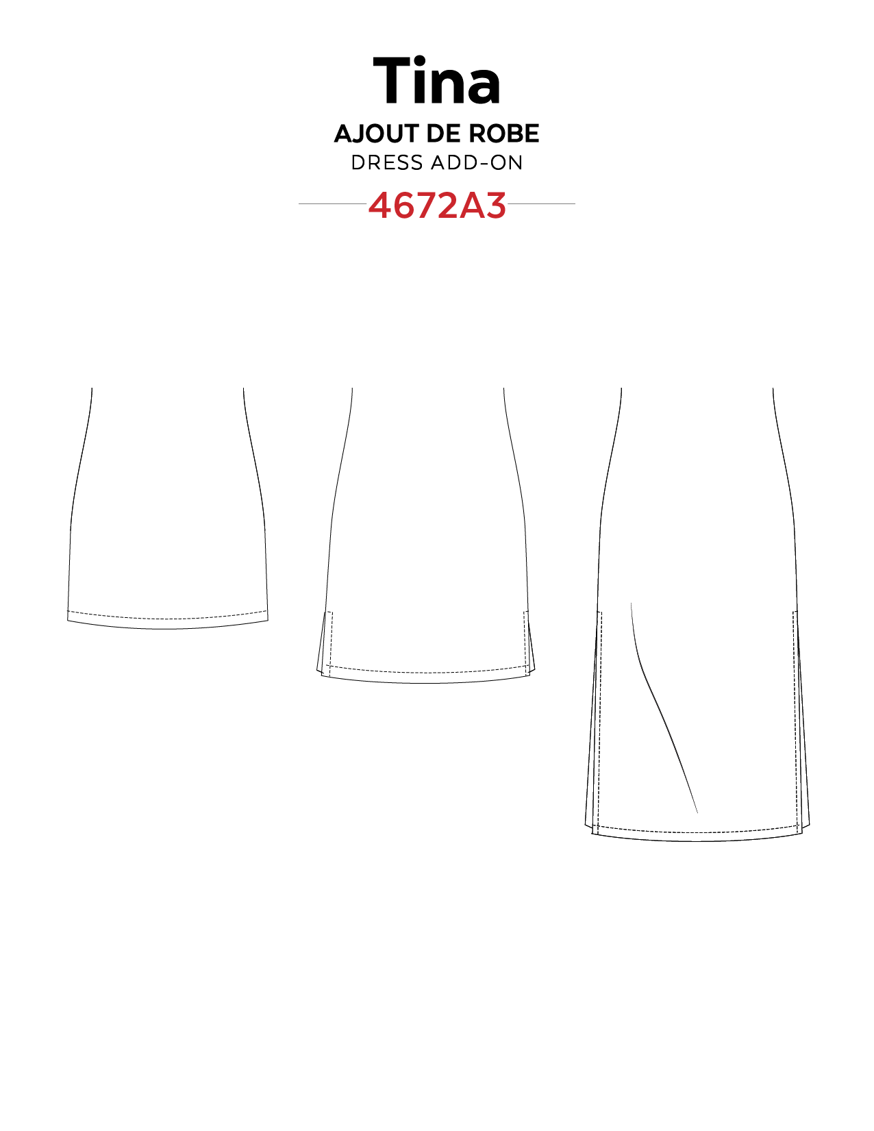 4672A // TINA - Ajout pour robe