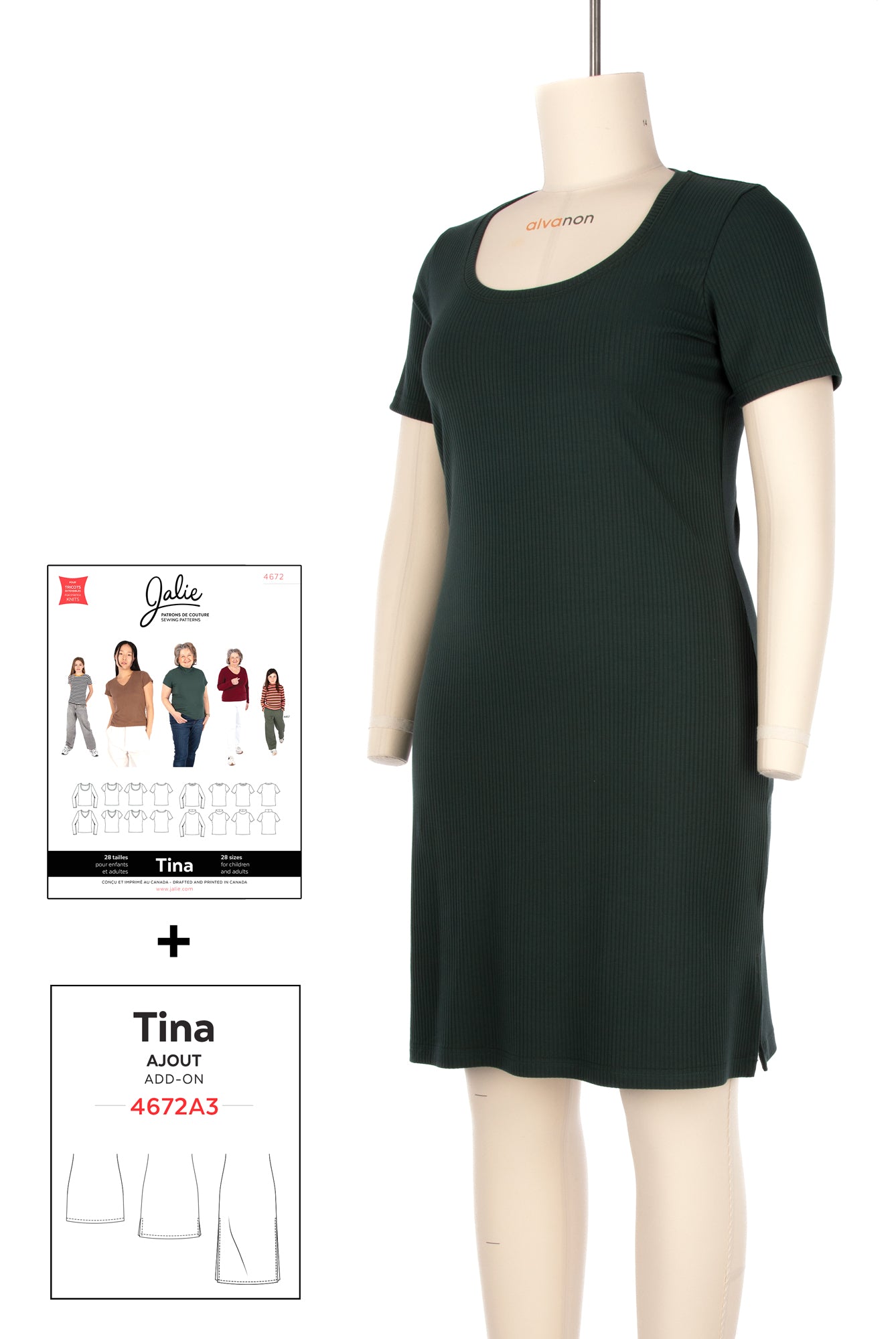 4672A // TINA - Ajout pour robe