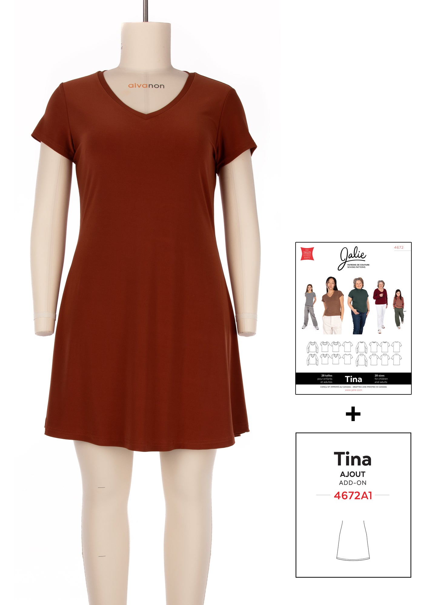 4672A // TINA - Ajout pour robe