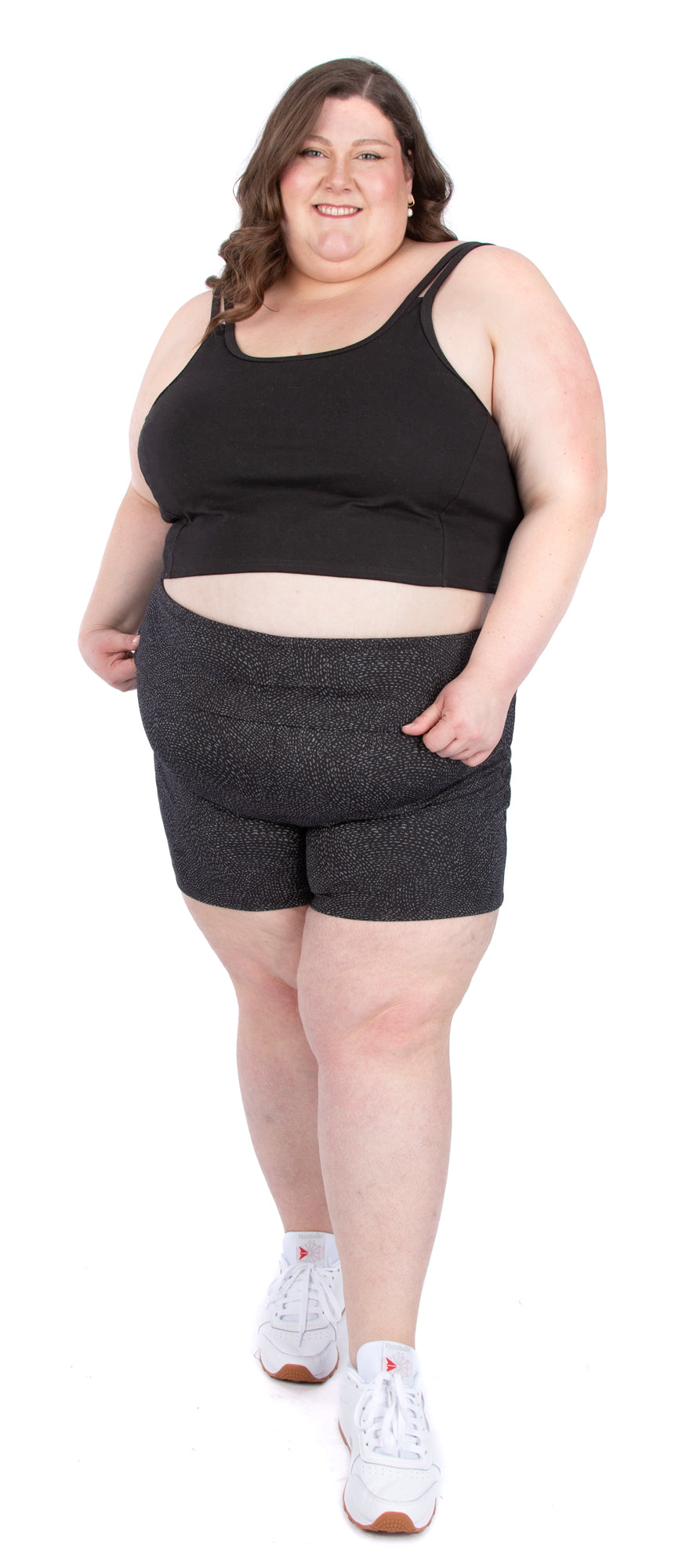 4673 // KIM Foldover waist shorts and flared pants