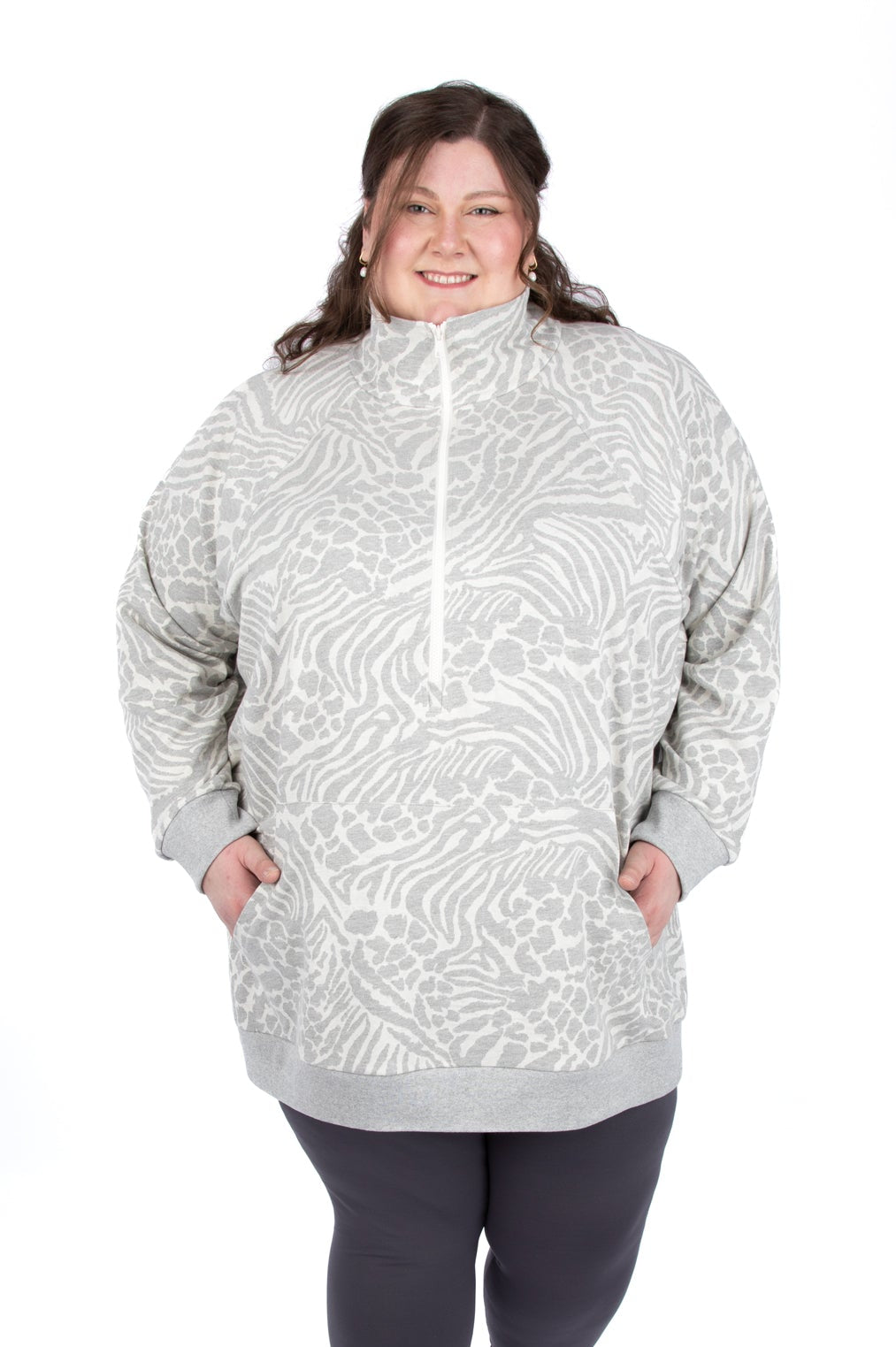 4674 // SOPHIE Half-zip sweatshirt