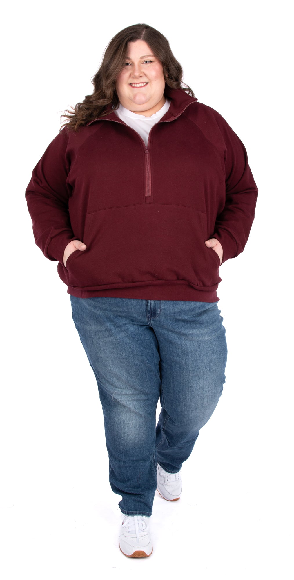 4674 // SOPHIE Half-zip sweatshirt