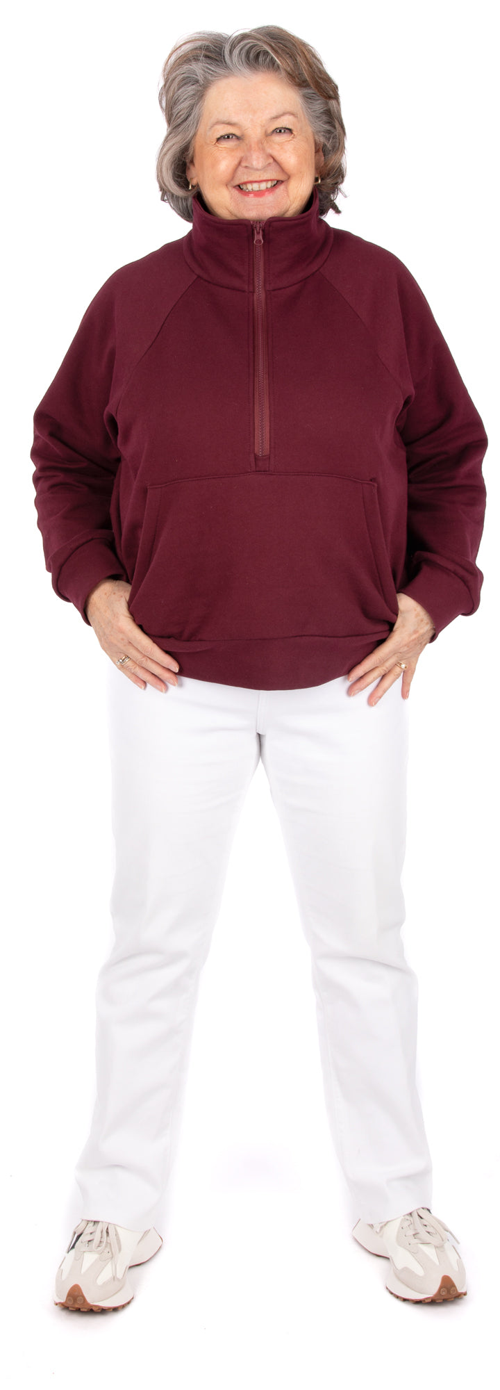 4674 // SOPHIE Half-zip sweatshirt