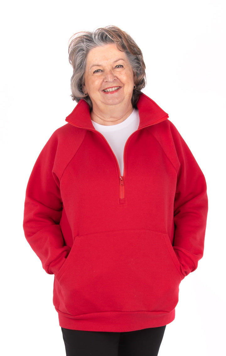 4674 // SOPHIE Half-zip sweatshirt