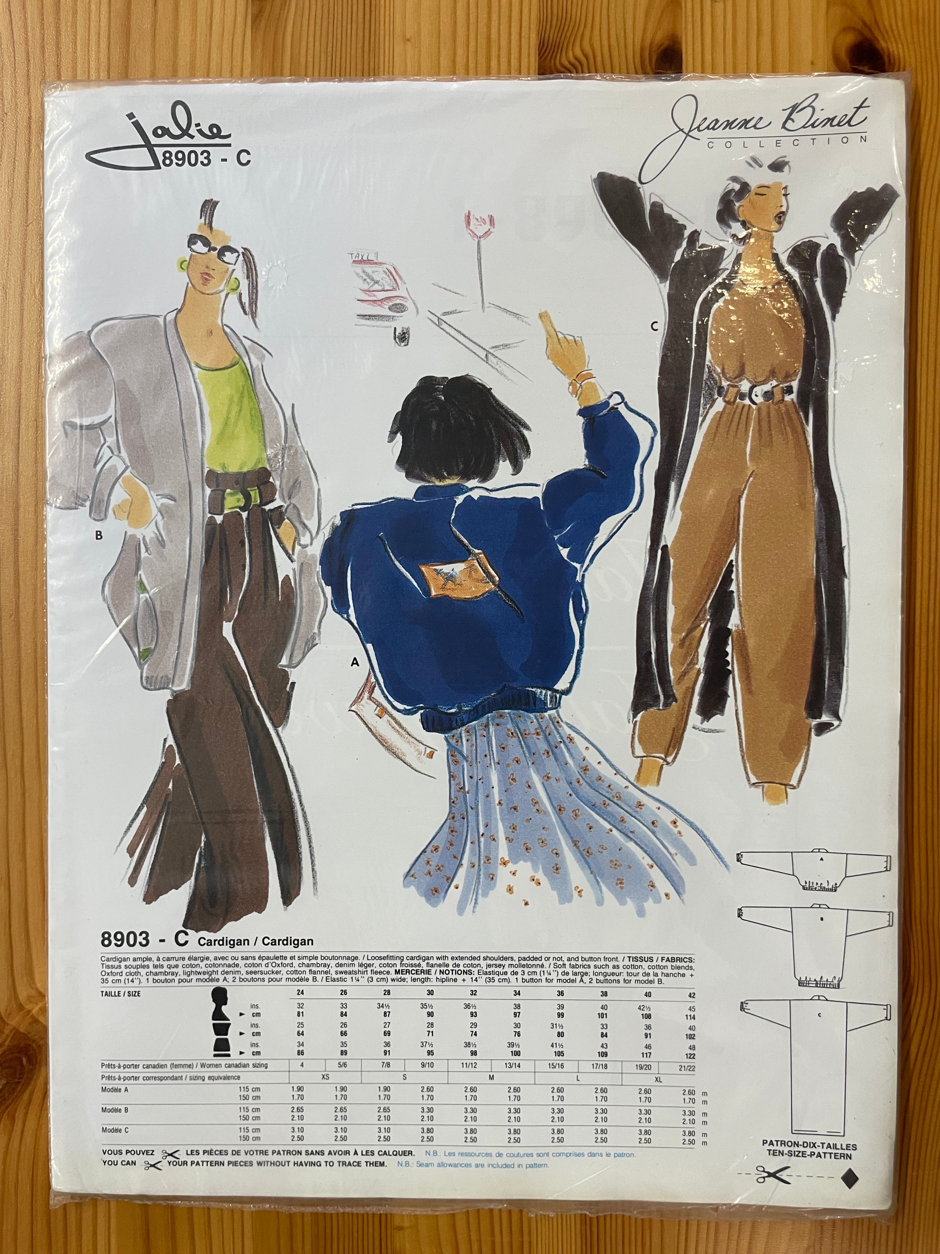 Patrons "vintage" (1987-1989)