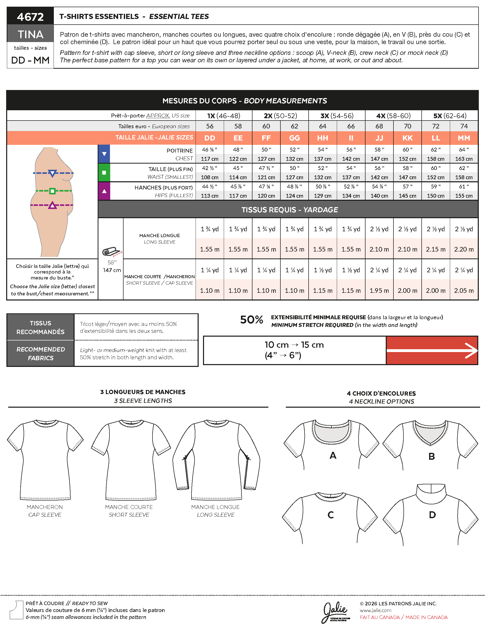 4672 // TINA Essential tees