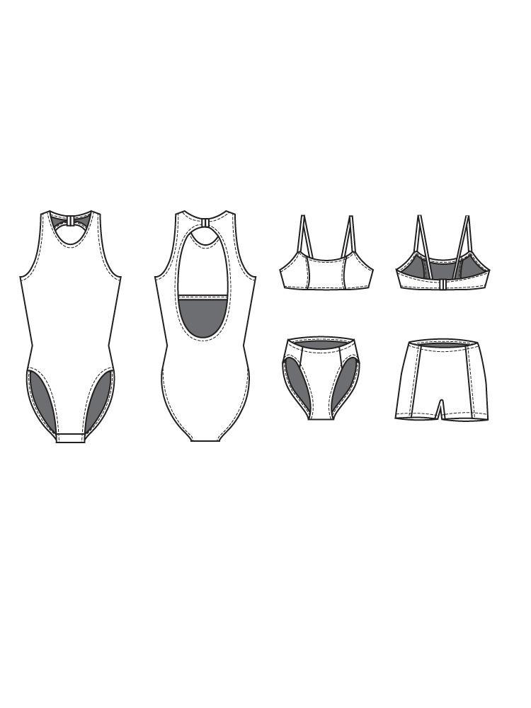 Jalie 969 - Swimsuit and Bikini Pattern