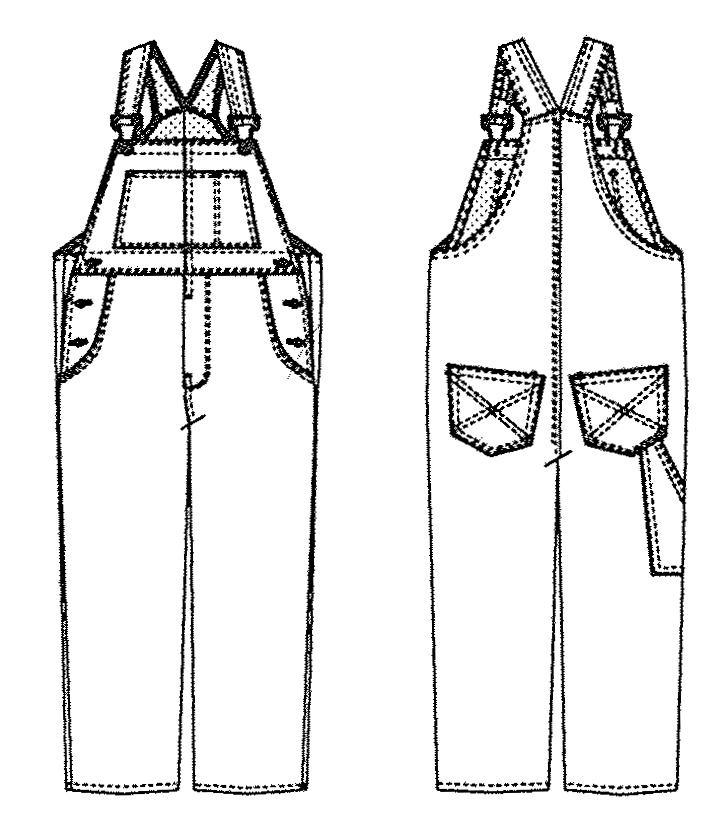 Overalls Pattern Sewing Pattern Jalie 972 - Overalls