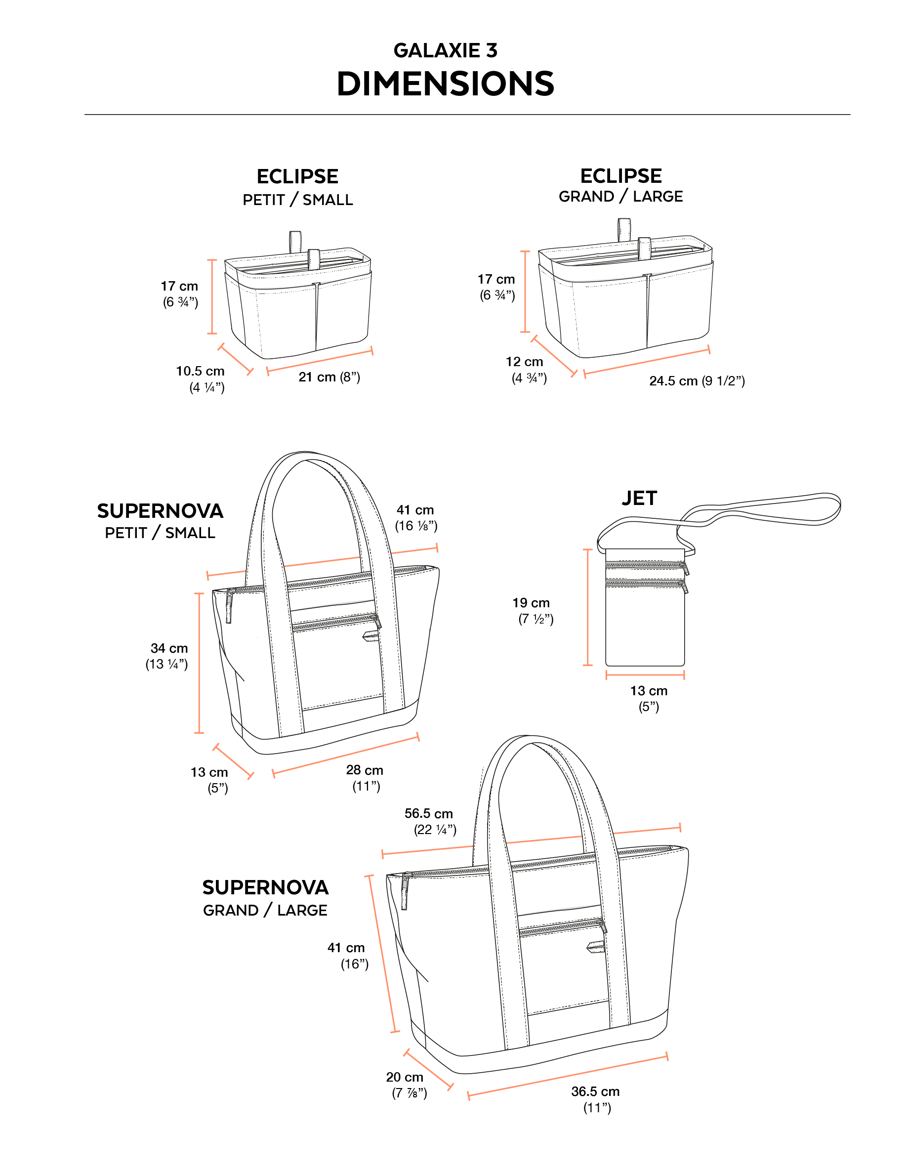 Sewing Pattern Jalie 2021 - GALAXIE 5 - 3-in-1 convertible bag