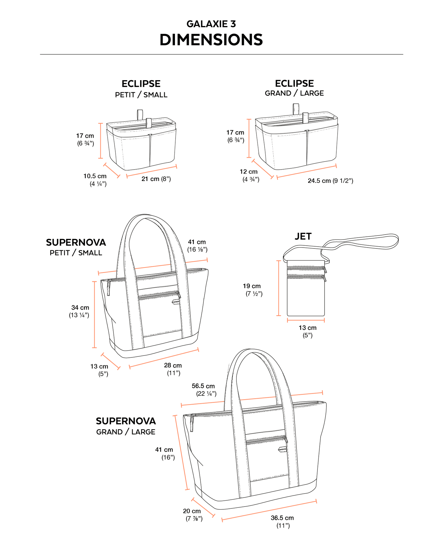 Sewing Pattern Jalie 2019 - GALAXIE 3 - Travel Accessories