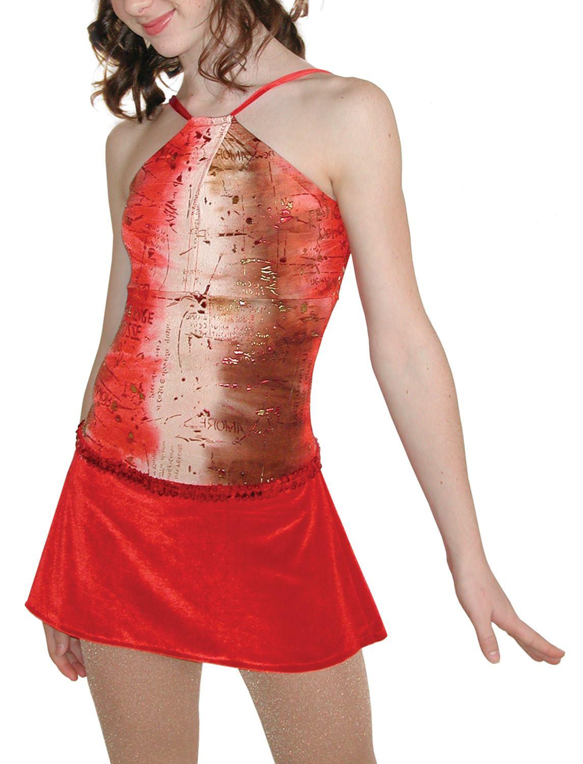 Jalie 2571 - Halter Empire-Waist Skating Dress Pattern Jalie 2571 - Halter Empire-Waist Skating Dress Pattern