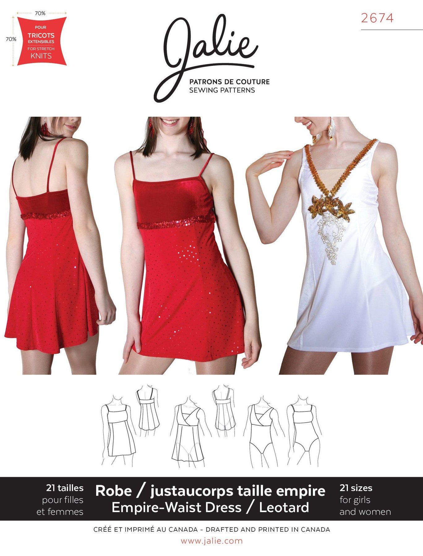 Sewing Pattern Jalie 2674