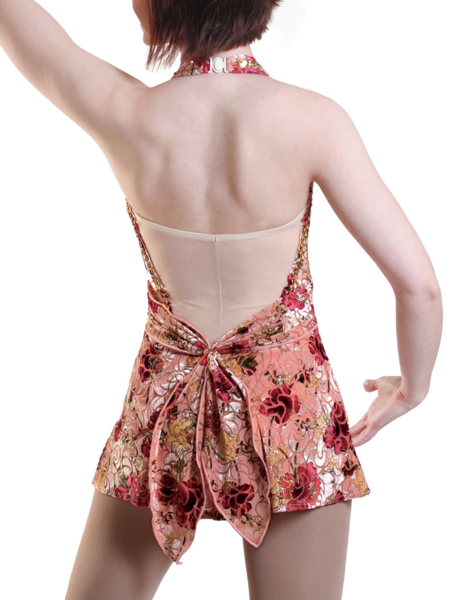 Jalie 2790 - Crossover Halter Skating Dress Pattern (with sash and open back illusion)