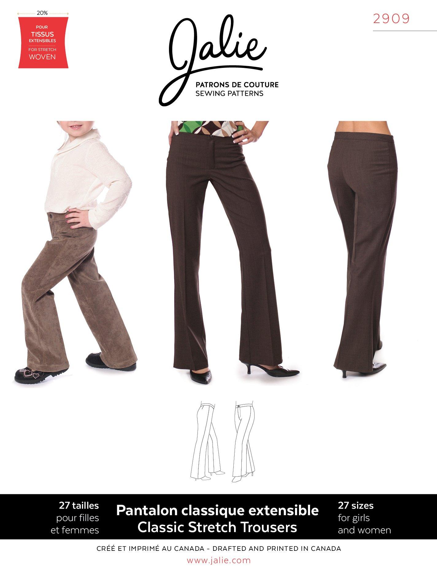 2909 // Classic Trousers - Jalie