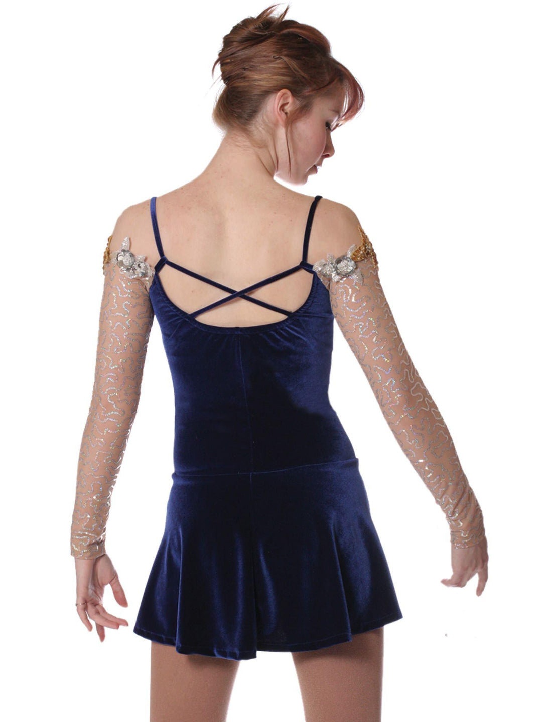 off the shoulder figure skating dress JR279 Skating Dress - Figure Skating Outfit