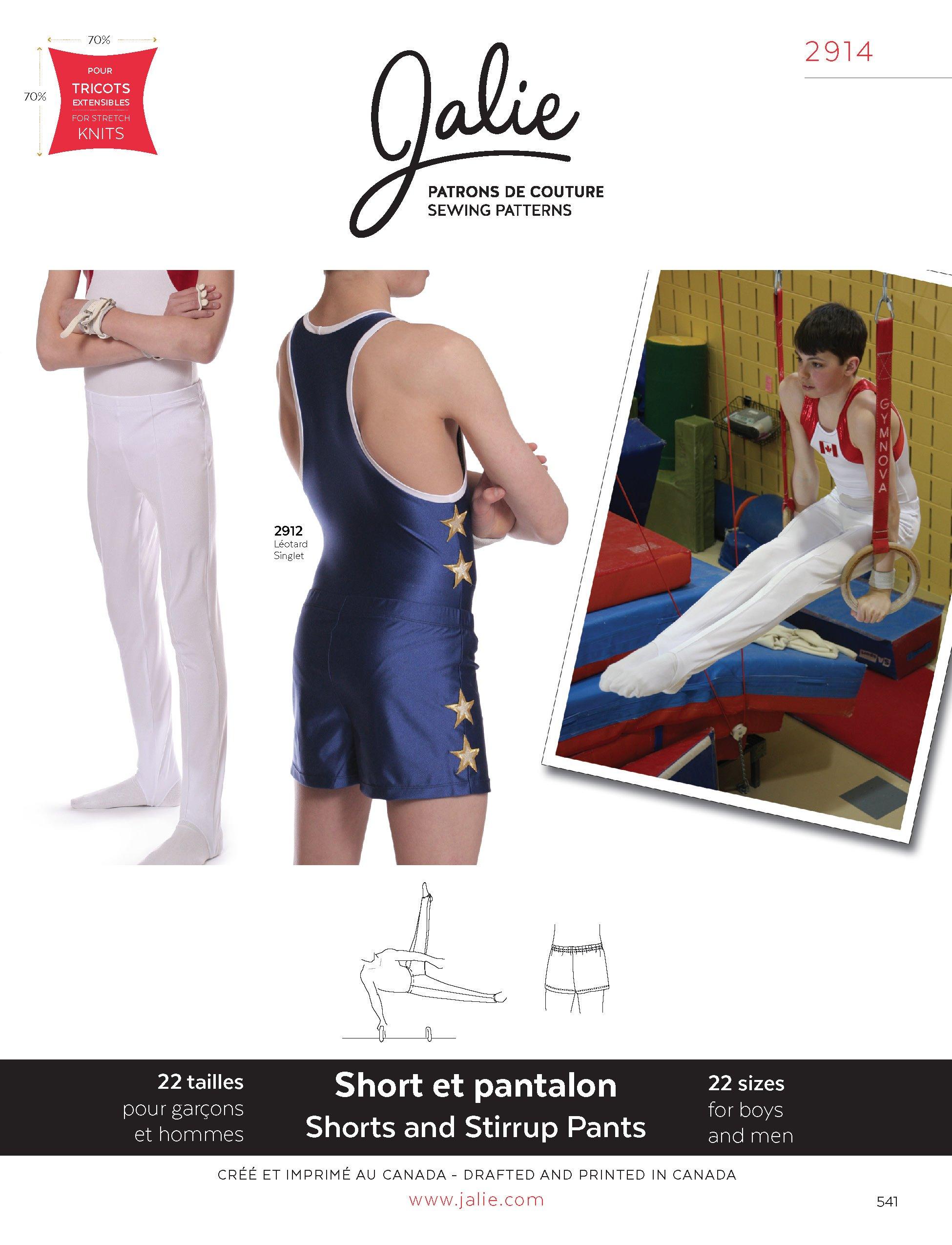 2914 // Gymnastics Pants and Shorts - Jalie