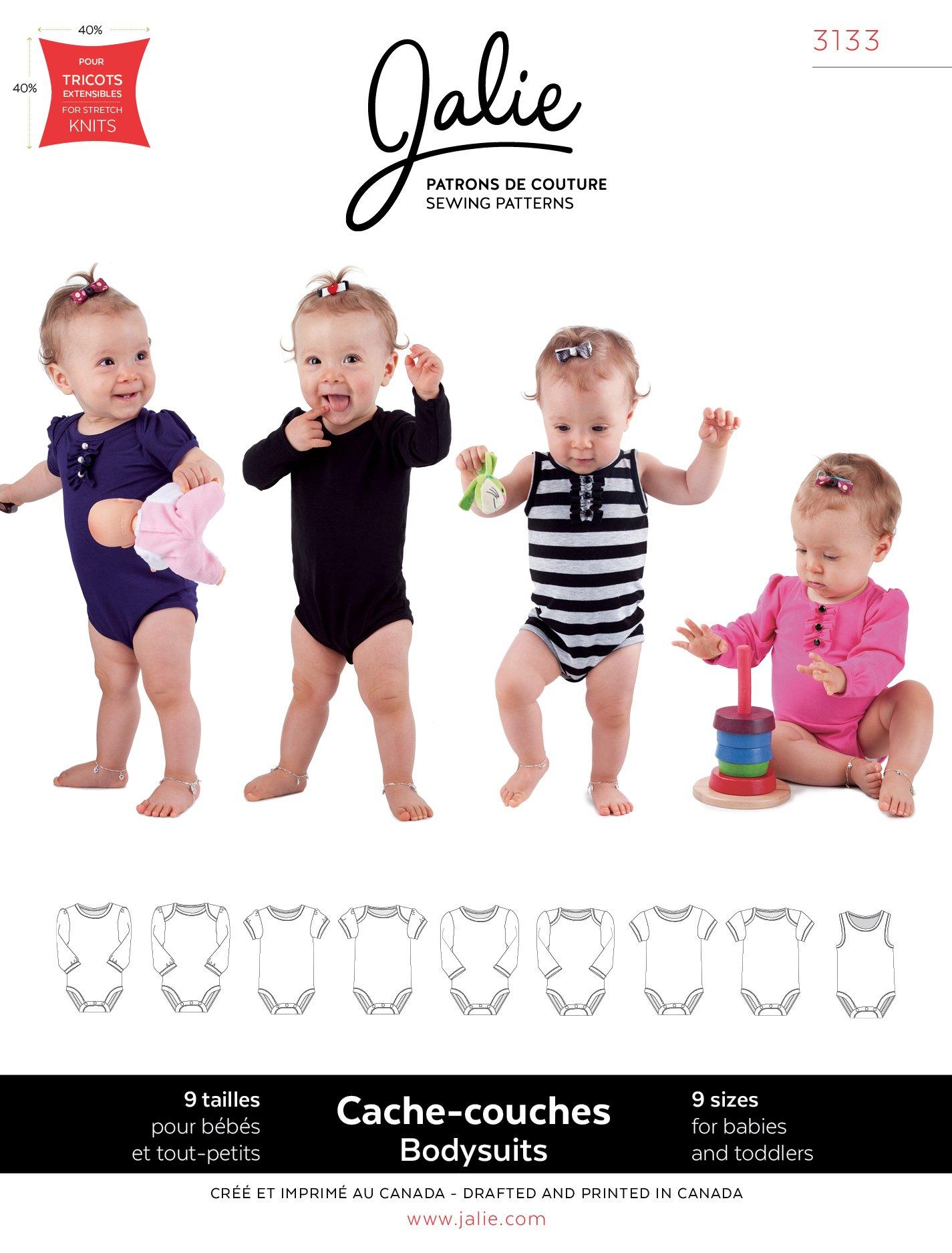 3133 // Bodysuits for babies - Jalie