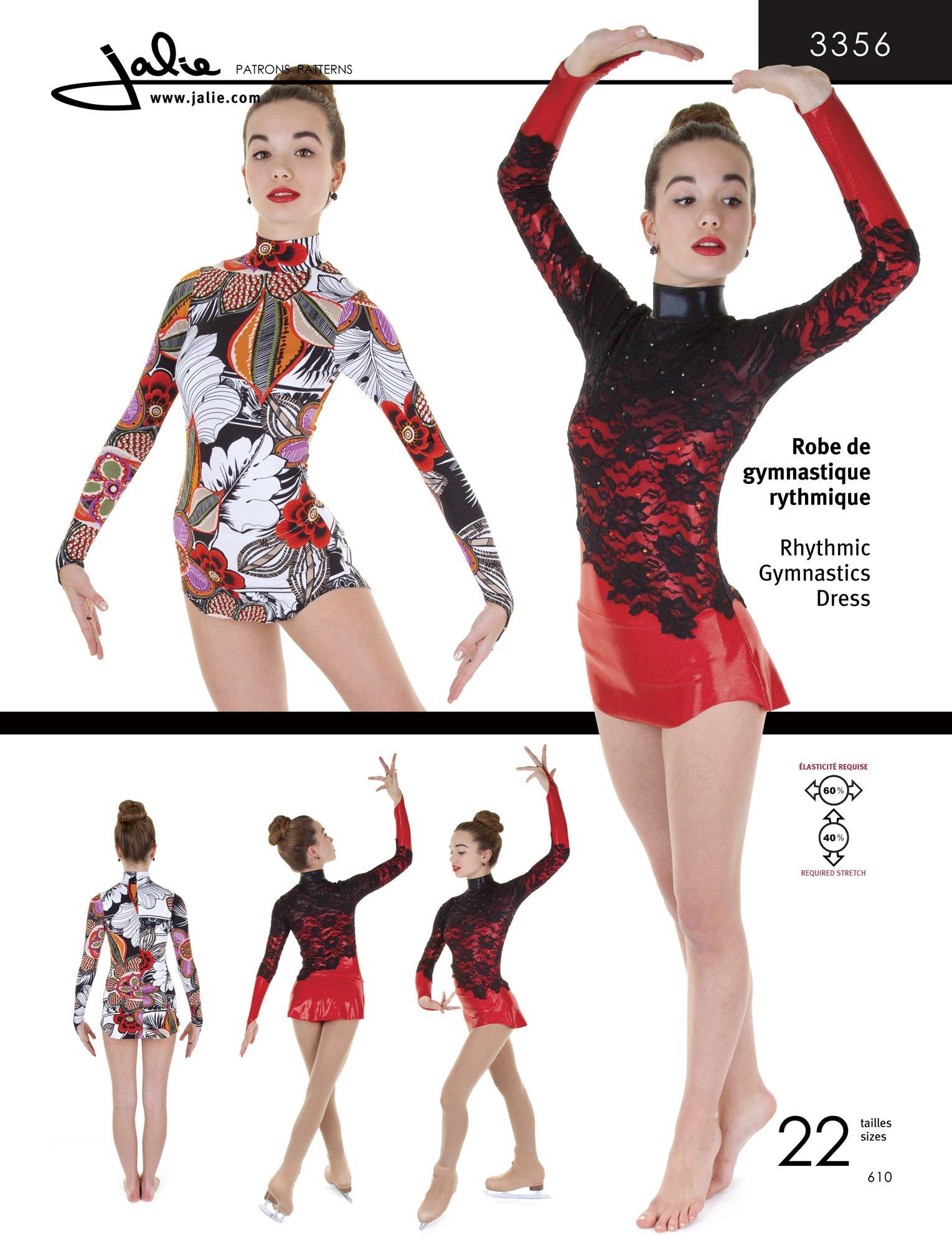 Jalie 3356 - Rhythmic Gymnastics Dress Pattern Cover