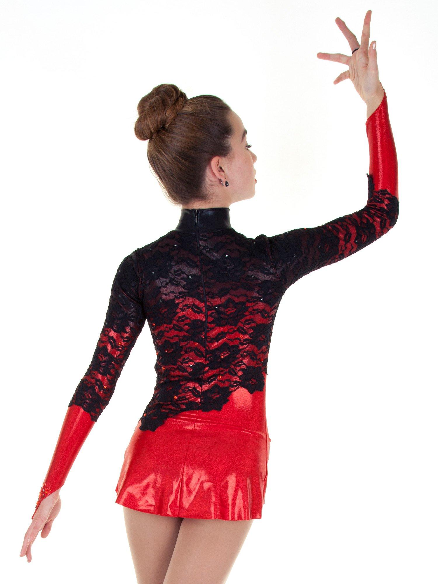 Jalie 3356 - Rhythmic Gymnastics Dress with Lace Overlay