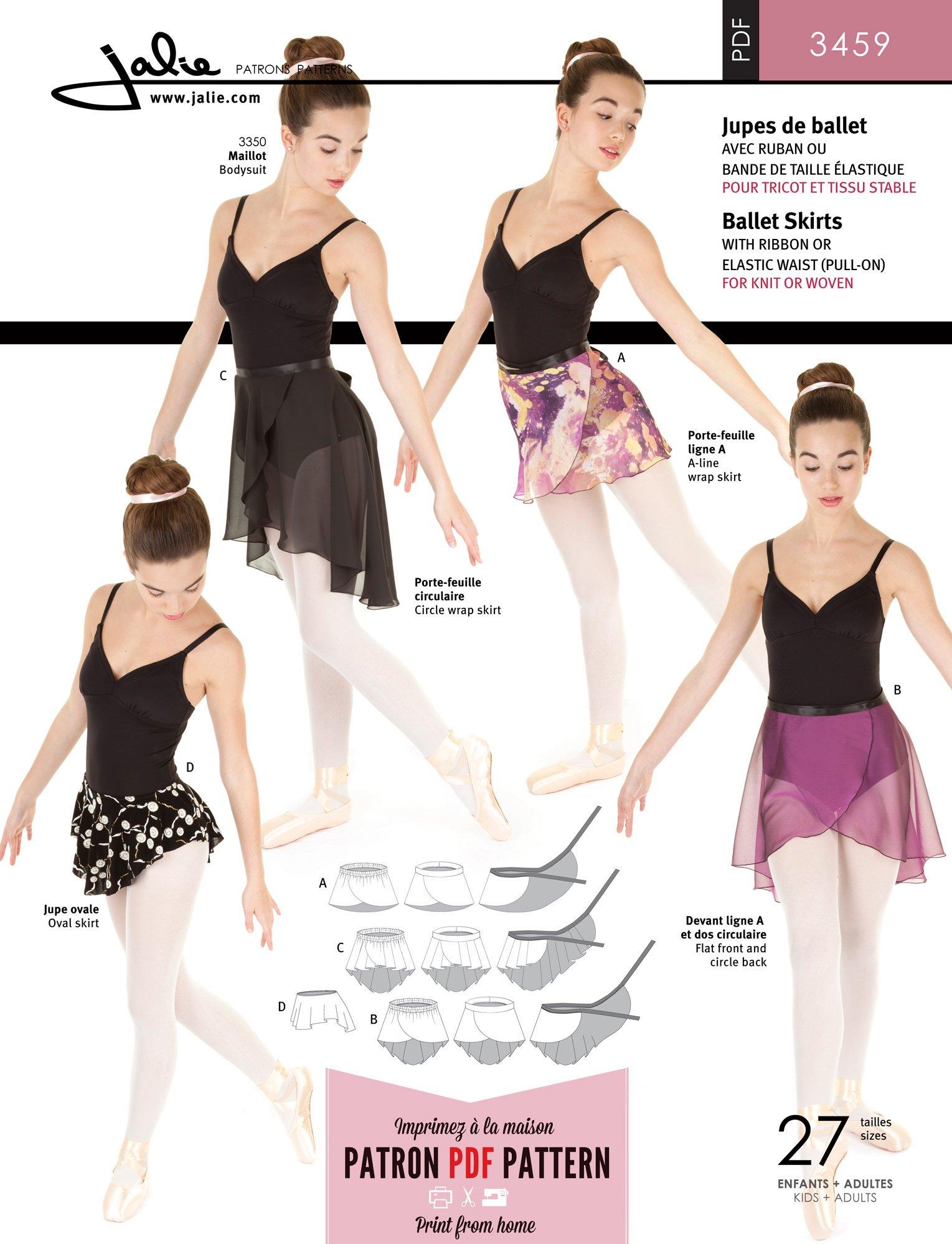 Jalie 3459 - Ballet Skirts PDF Pattern