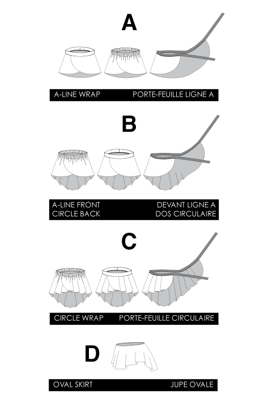 Sewing Pattern Jalie 3459 Ballet Skirts Pattern - Main Image