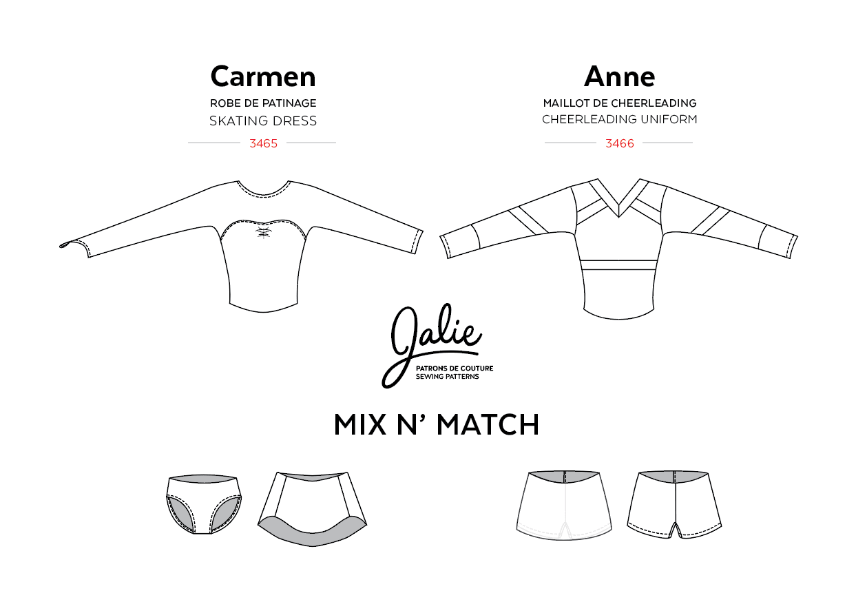 Mix and Match Carmen (3465) and Anne (3466)!