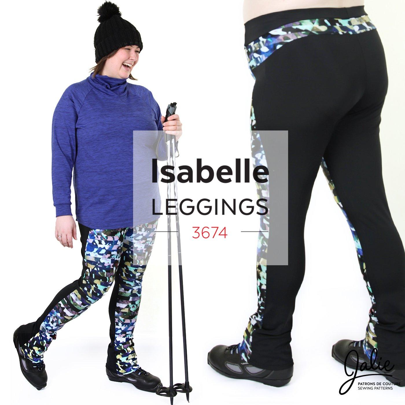 Jalie 3674 - ISABELLE Flared leggings in size FF