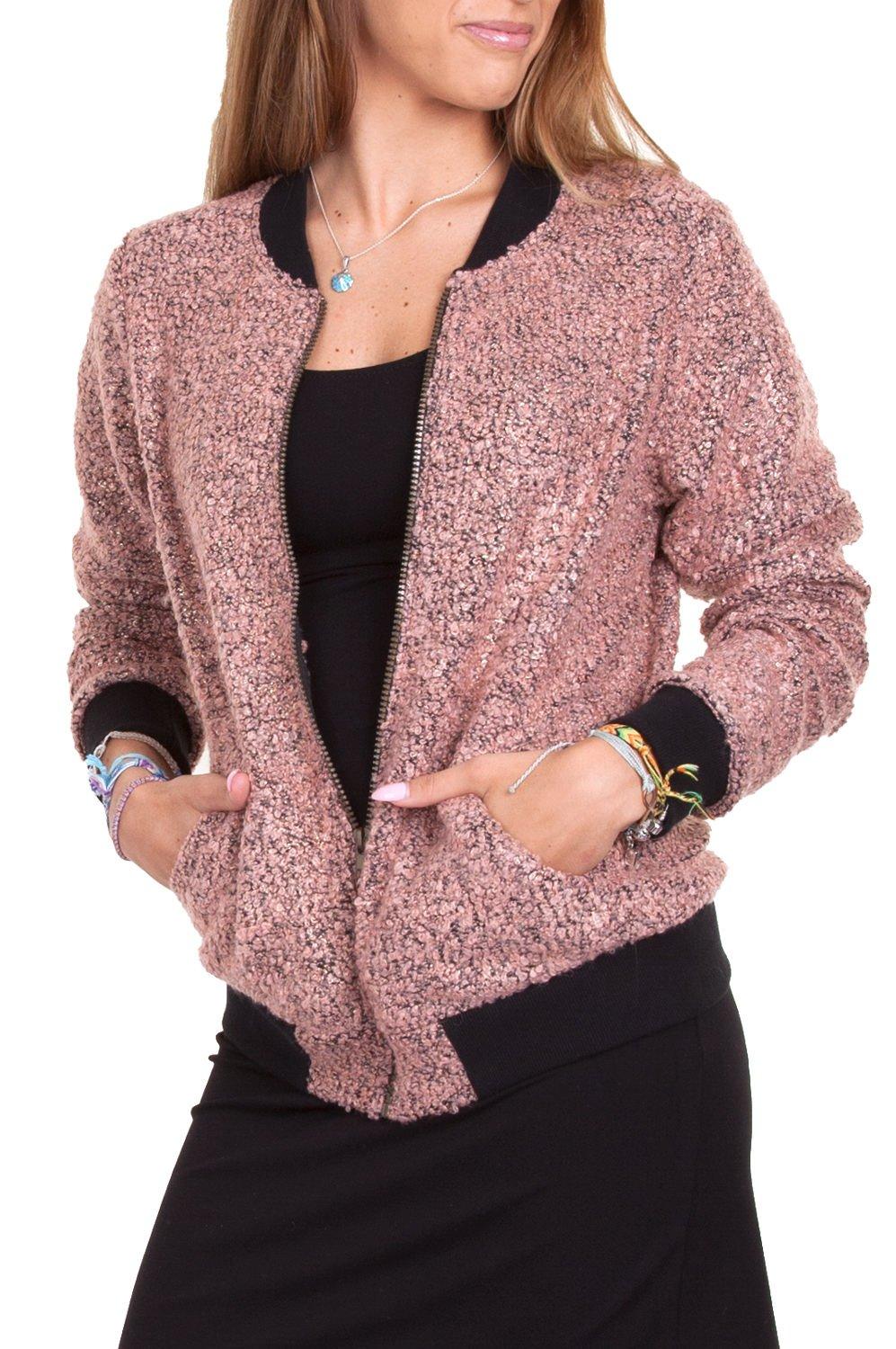 Jalie 3675 - CHARLIE - Bomber Jacket in a boucle knit