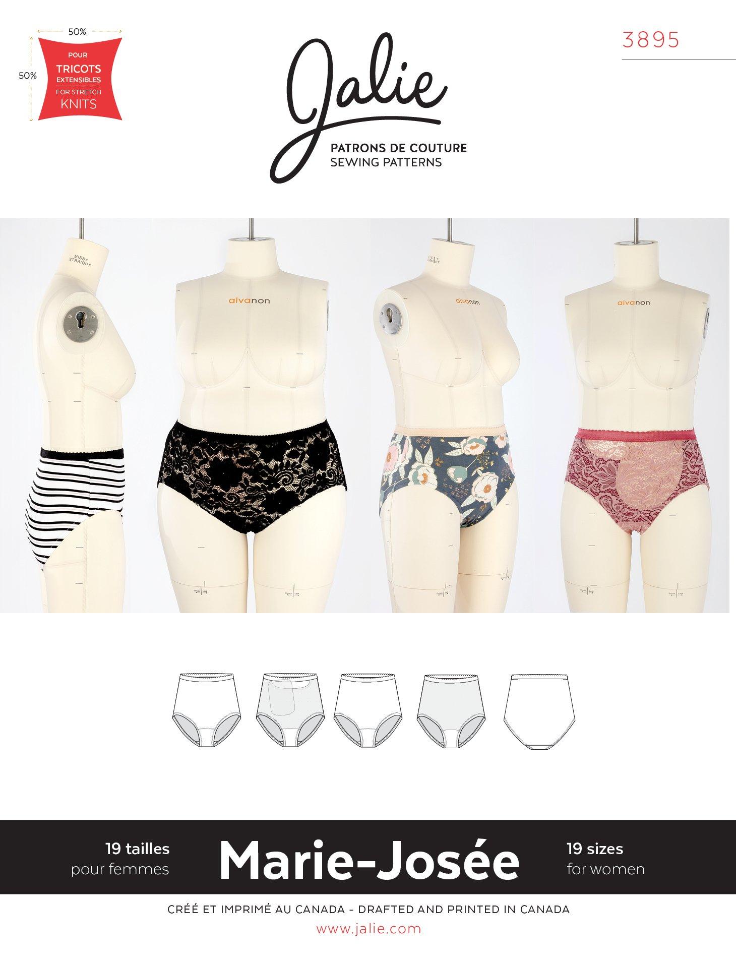 Sewing Pattern Jalie 3895 - MARIE-JOSÉE Ostomy Underwear